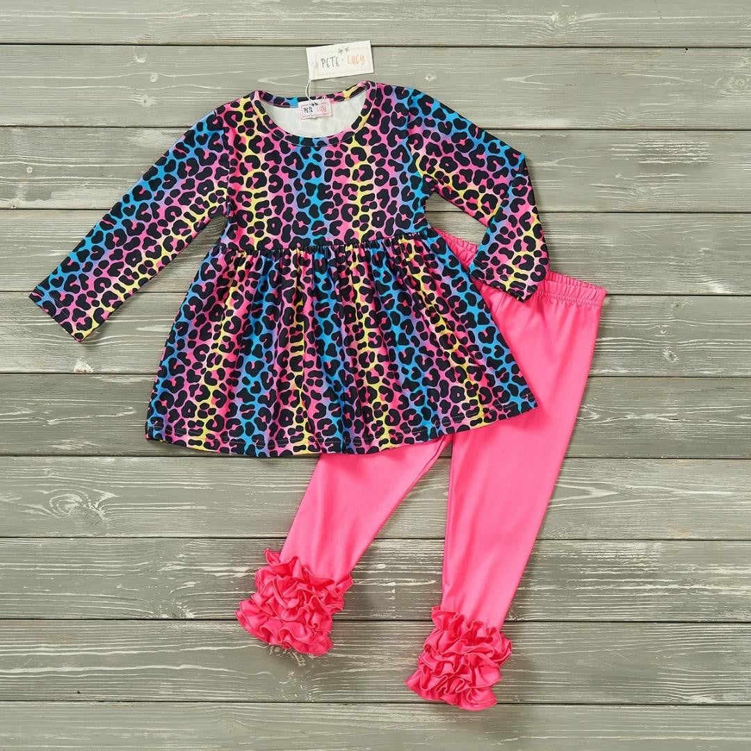 Rainbow Roar - Pant Set