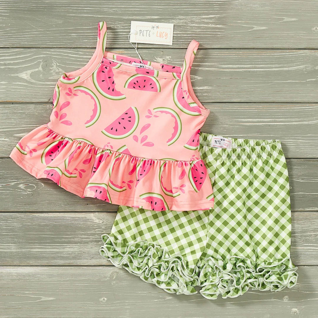 Watermelon Short Set