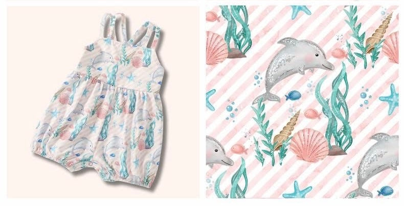 Dolphin Dreams Romper