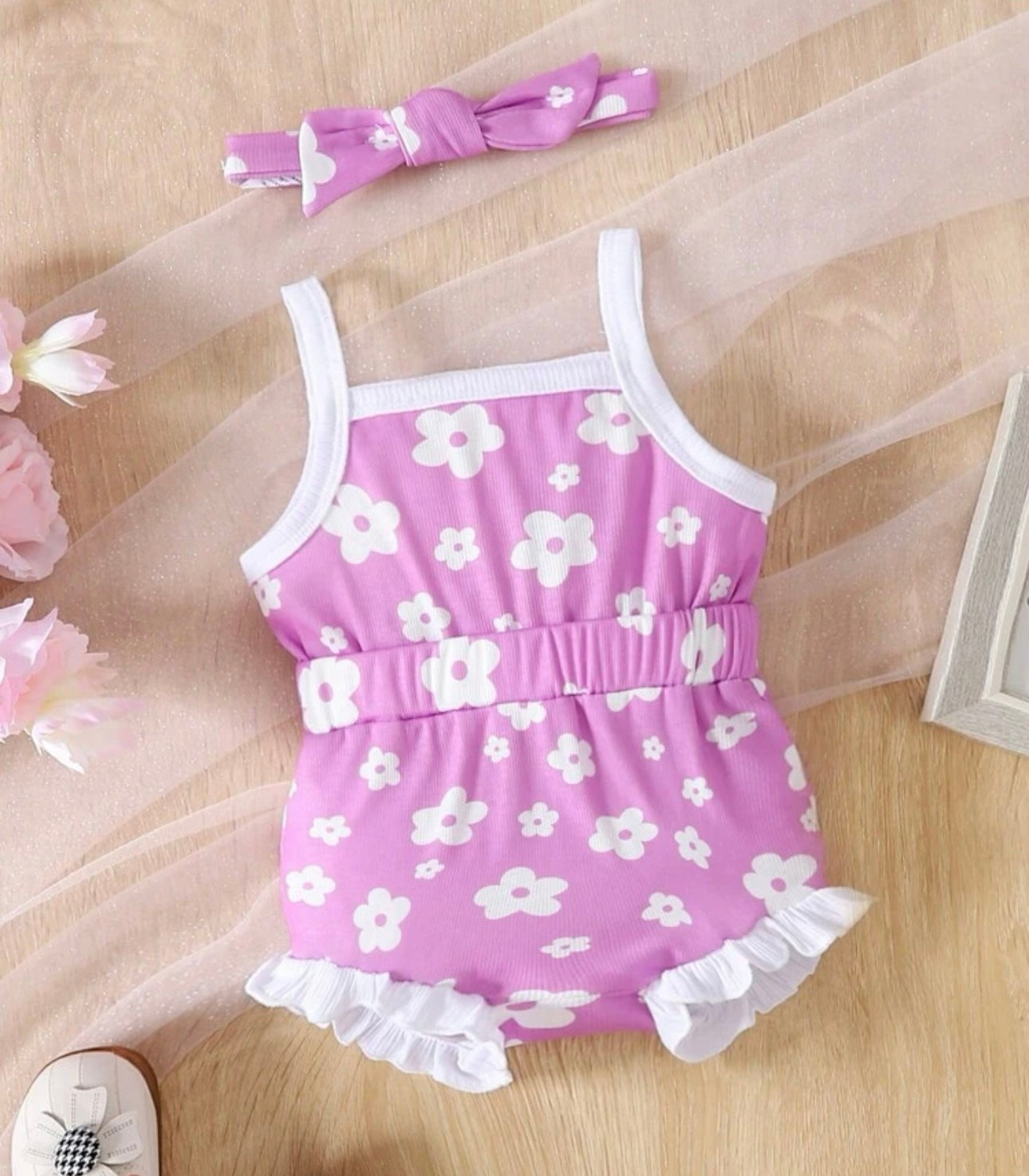 Cami Romper  Purple