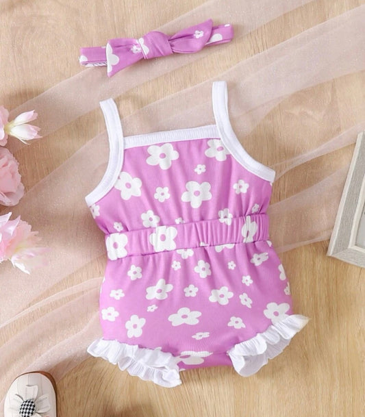 Cami Romper  Purple