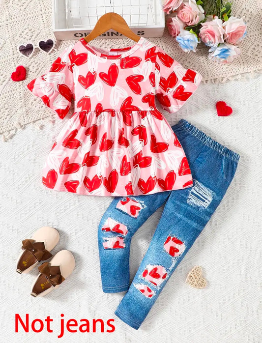 Hearts Desire - 2 Piece pant set