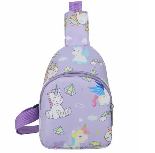 Mini Crossbody Bags with Dinosaur & Unicorn Prints - Perfect for Kids!