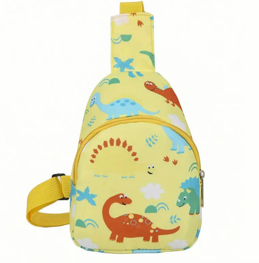 Mini Crossbody Bags with Dinosaur & Unicorn Prints - Perfect for Kids!