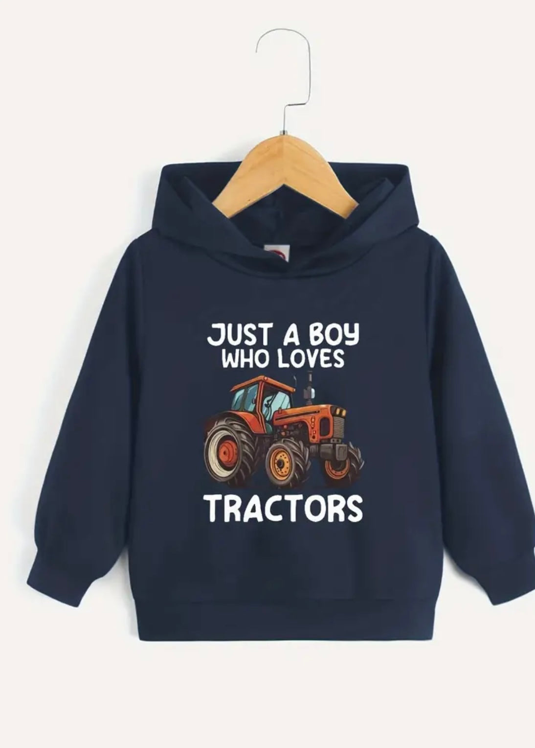 Tractor-Loving Boys' Sweatshirt