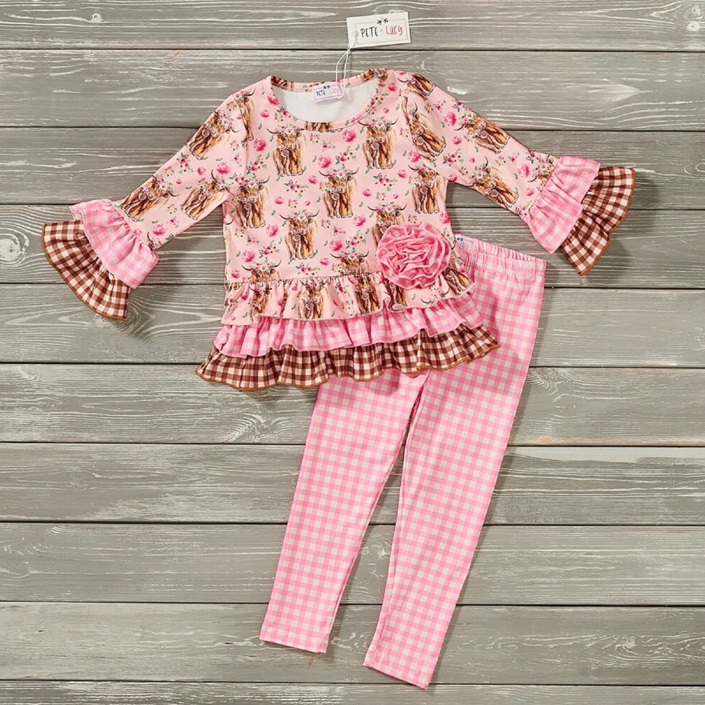 Cows and Roses - Pant Set