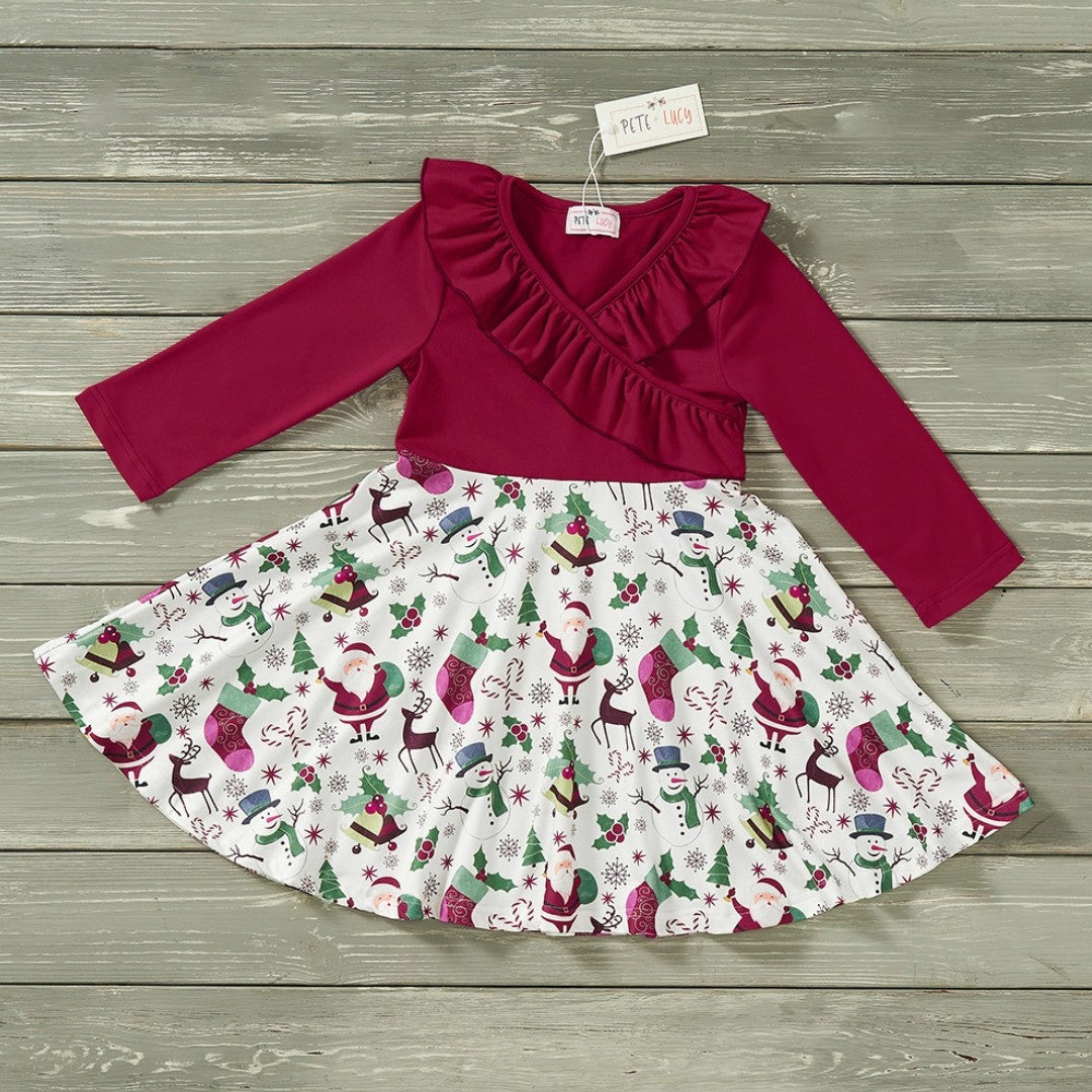 Christmas Santa Girls Dress