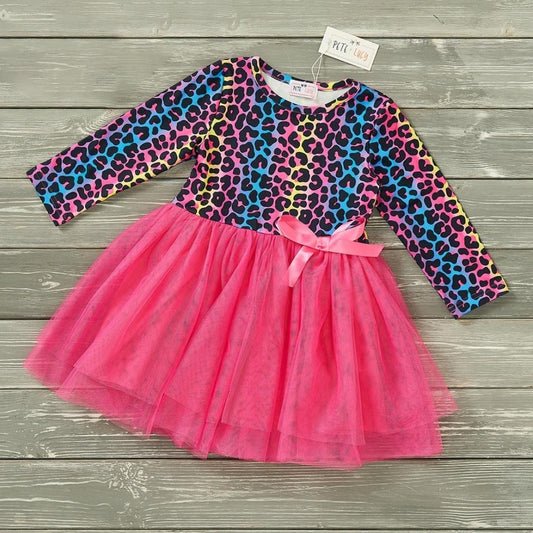 Rainbow Roar - Tulle Dress