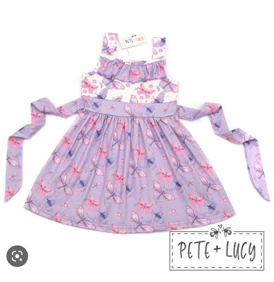 Lilac Butterflies - Dress