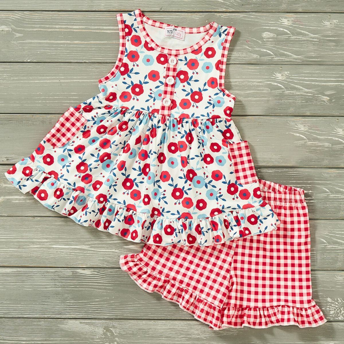 Pretty Flower 2 Piece Set