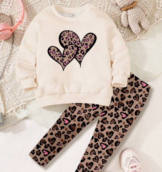 Leopard Heart w/Pants