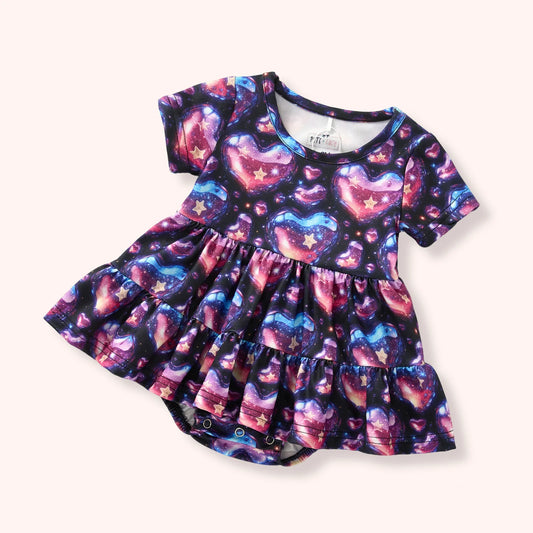 Holographic Heart Romper