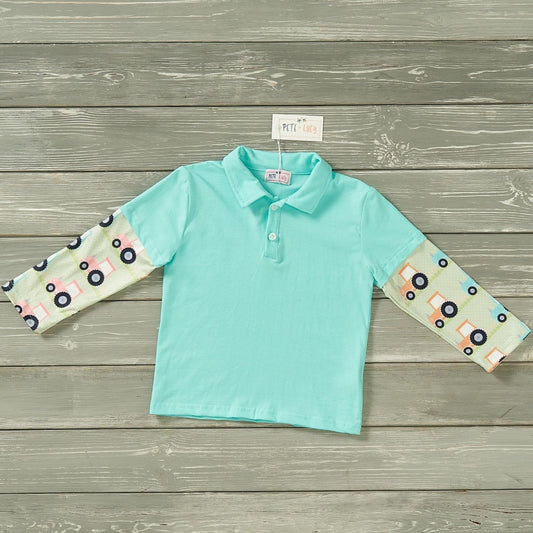 Fun on the Farm - Boys Long Sleeve Shirt