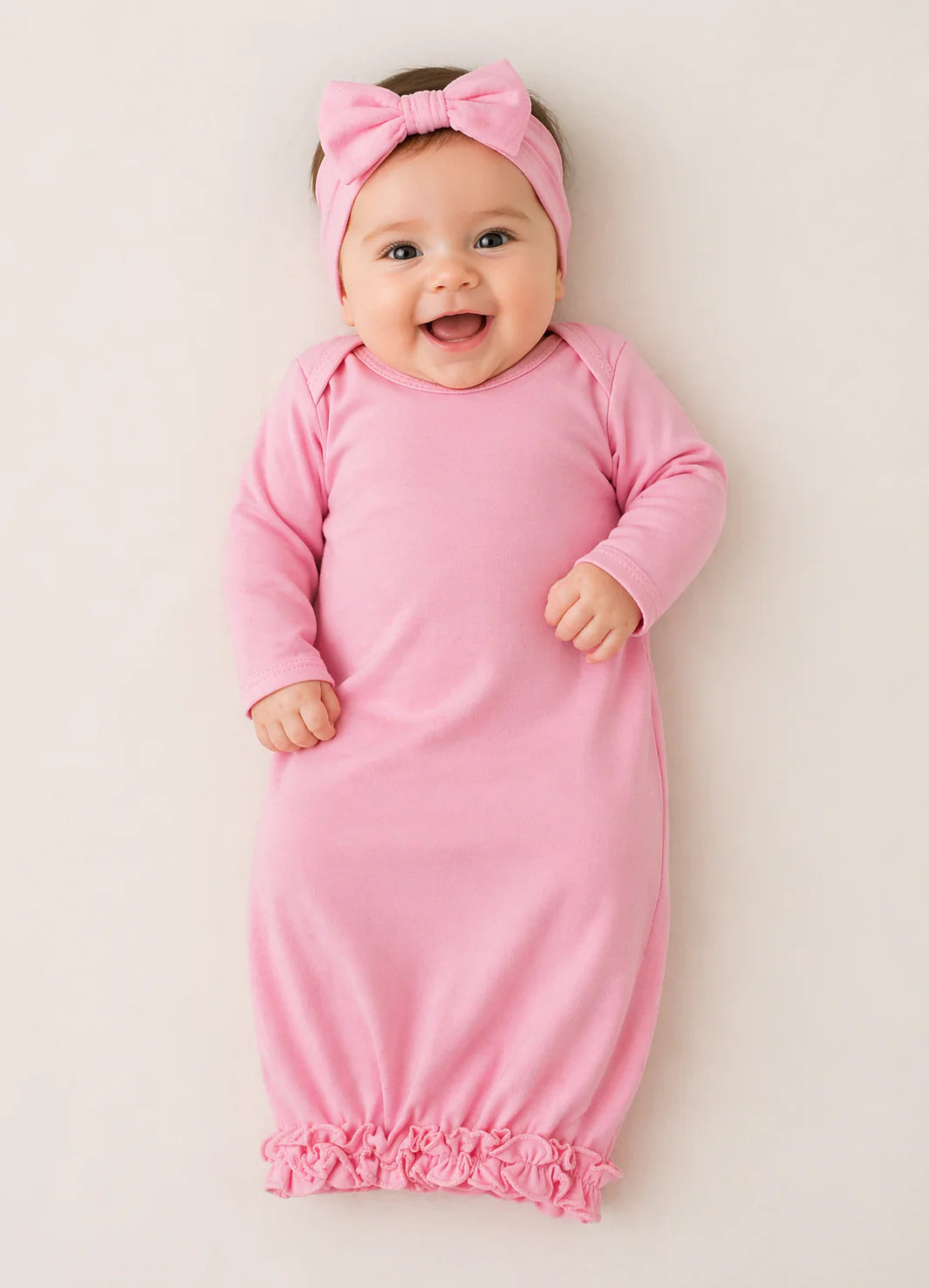 Ruffle Baby Gown