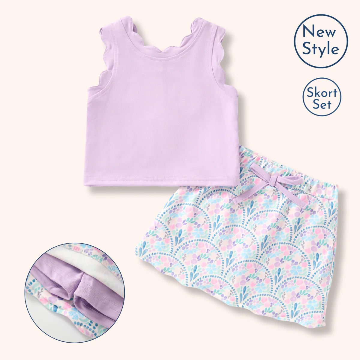 Graceful Garden Skort Set