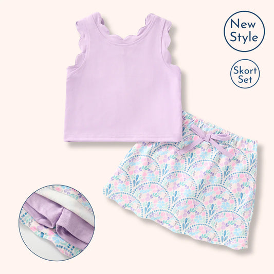 Graceful Garden Skort Set