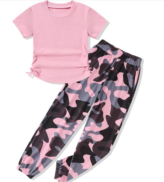 Crazy Ruched Drawstring Pant Set